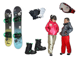 ジュニアサイズのスノーボード